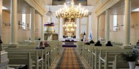 Vabariigi aastapäeva jumalateenistus Räpina Miikaeli kirikus. Foto: Meriliin Vahesaar